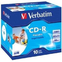 VERBATIM 43325 (VE10) - Digital memory 80min 10-020-011 (quantity: 10) Top Merken Winkel